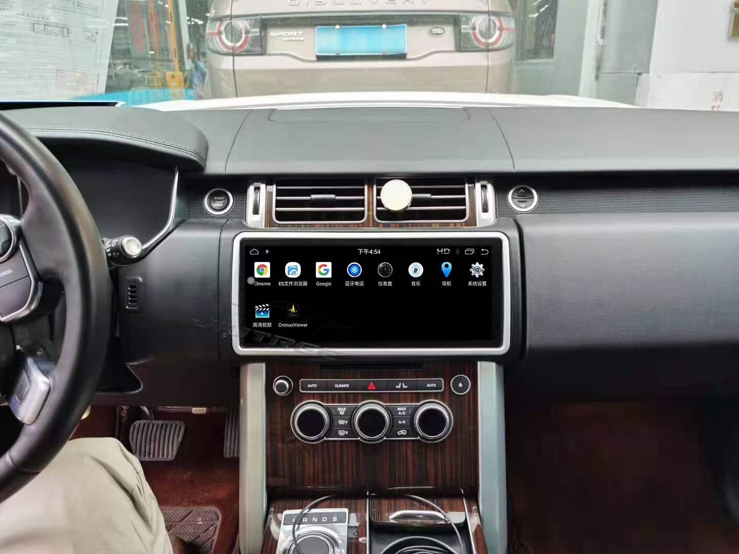 RHD Range Rover Car Stereo For Land Rover With AC Touching Screen