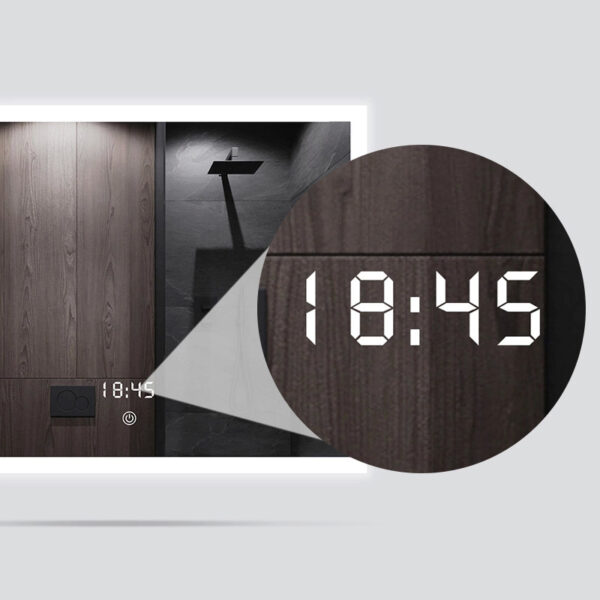 5mm Lighted Bathroom Makeup Mirror Magnifying Illuminated Bathroom Vanity Mirror Customized