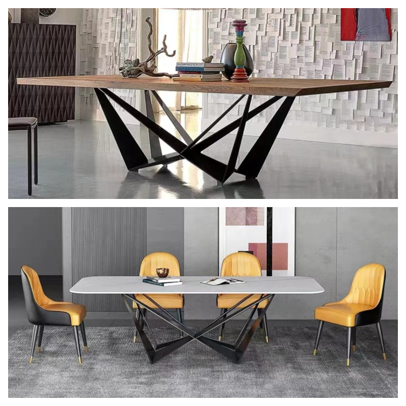 Elegant Craft Industrial Wood Dining Tables 750mm Hight Rectangle Timeless