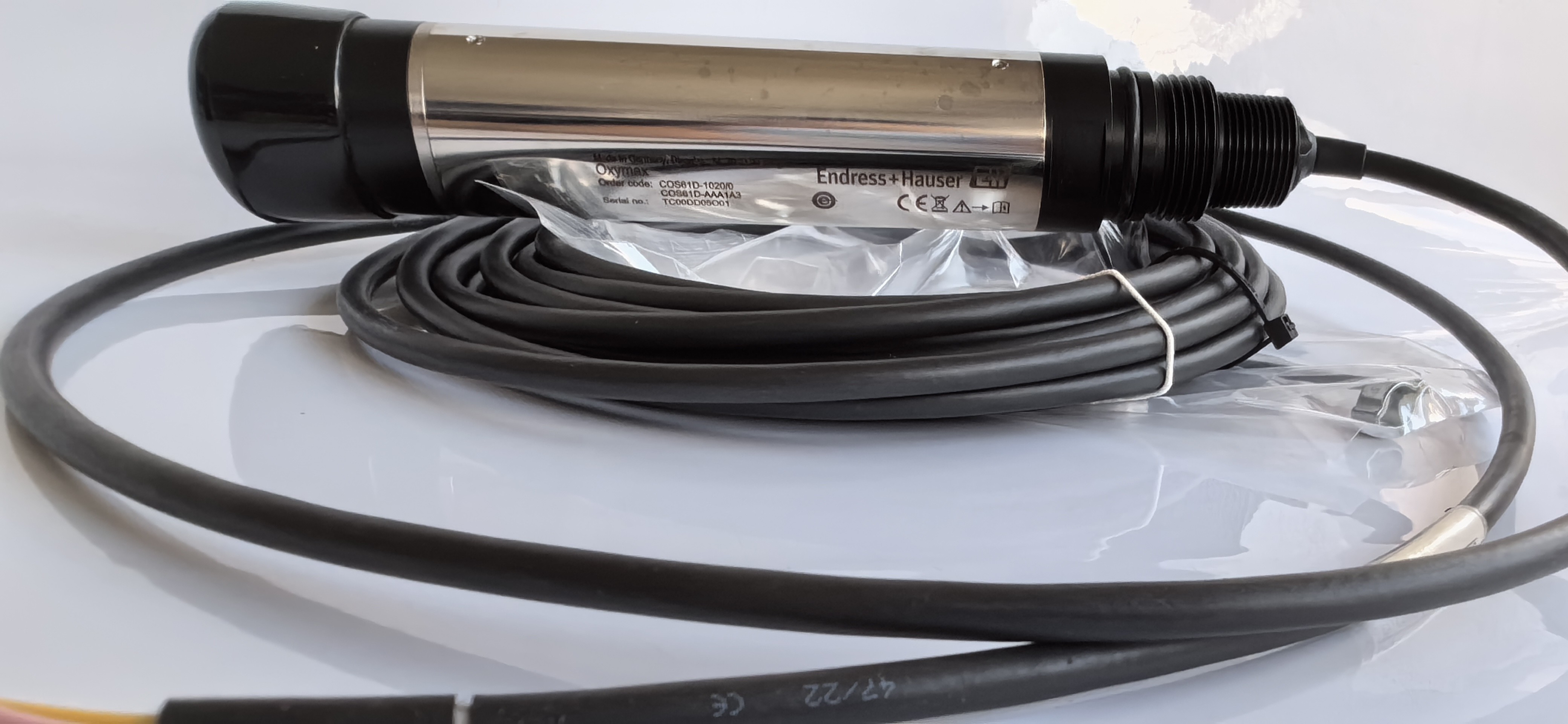 40mm Endress Hauser Instruments Digital Oxygen Sensor Oxymax COS61D-AAA1A3