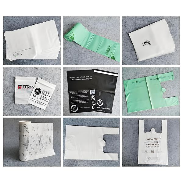 Low MOQ Custom Print Ziplock Bag Eco-Friendly Biodegradable Plastic Packaging Zipper Pouch