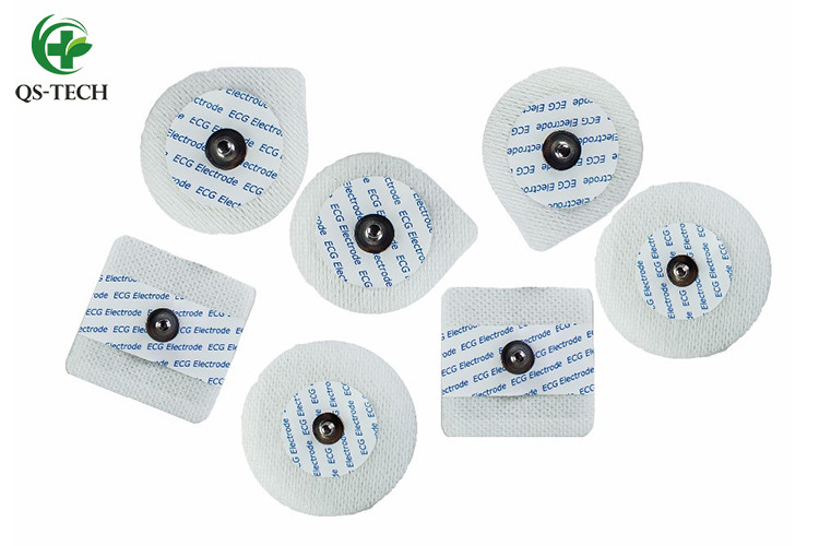 Roundsnap disposable ecg electrode padsecg chest electrodeecg alligator clips