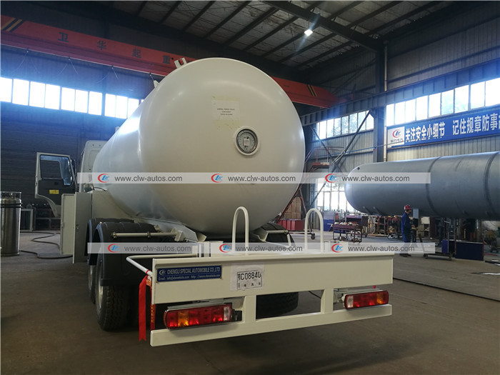 SINOTRUK HOWO 20m3 10ton LPG Bobtail Truck Cooking Gas Dispenser Tanker Truck