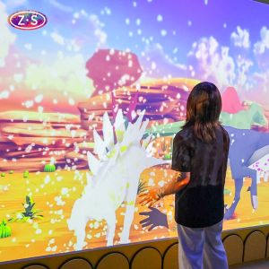 3LCD Immersive Interactive Wall Drawing Game Live Painting Edutainment Systems