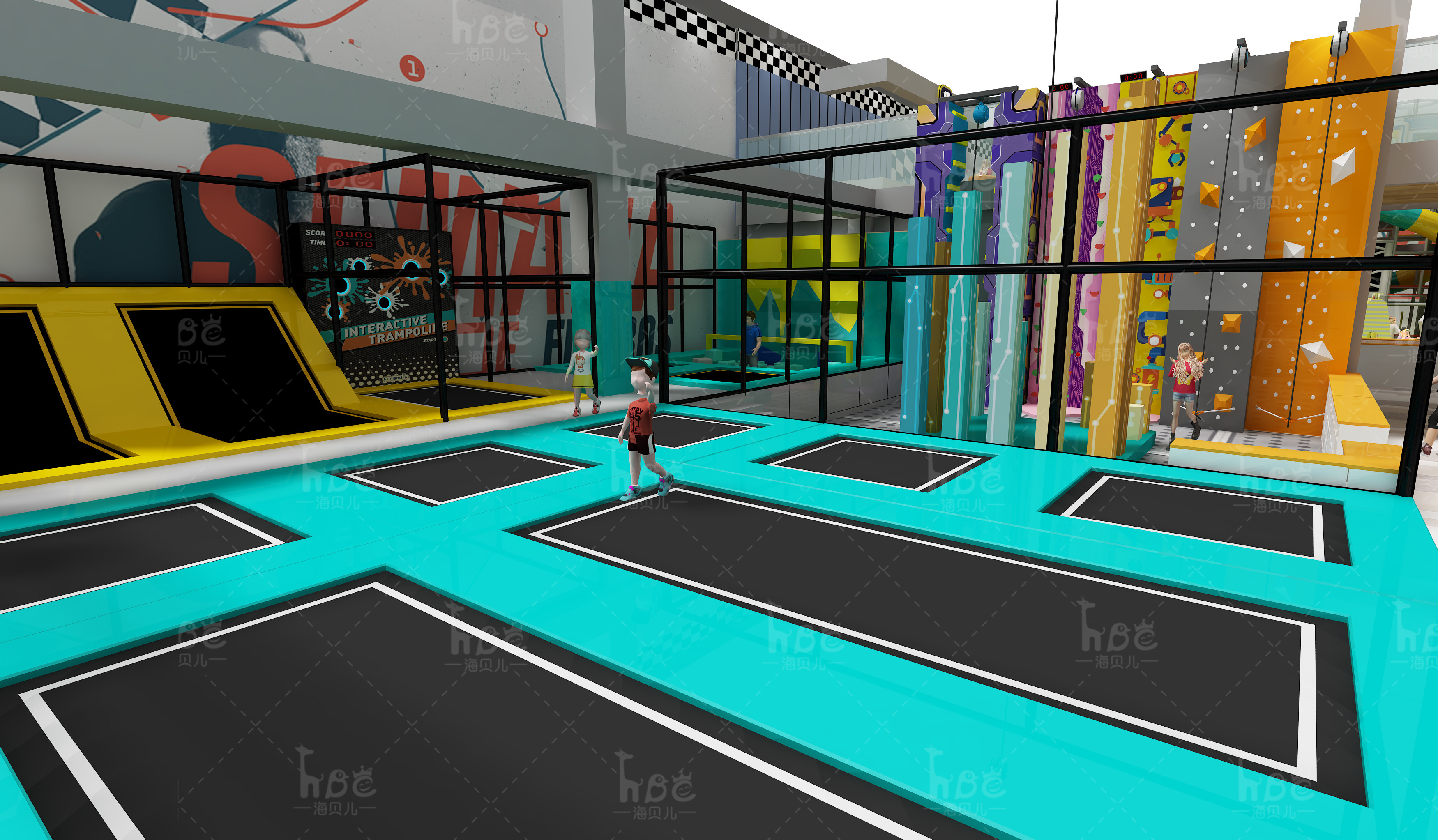 Colorful Commercial Indoor Play Structure Playground Equipment For Preschoolers