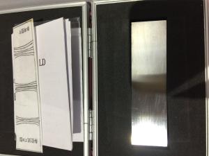 Quality 150um Depth ISO Standard Block Test Specimen for sale