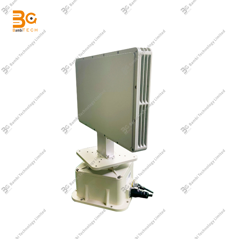 C-band radar detection Pulse Doppler Phased Array Radar 1.5 Range Detection System Portable device