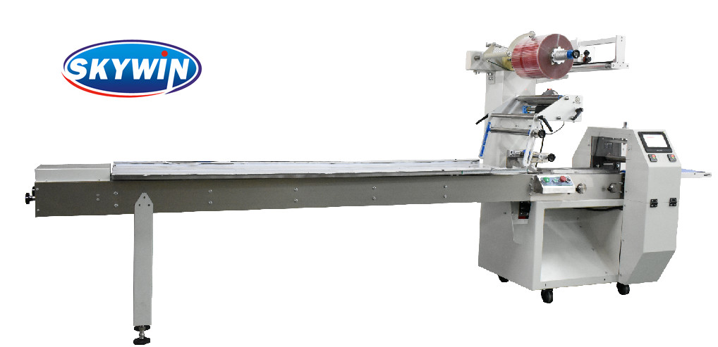 Quality Industrial Three Servo Auto Pillow Flow Pack Packaging Machine for sale