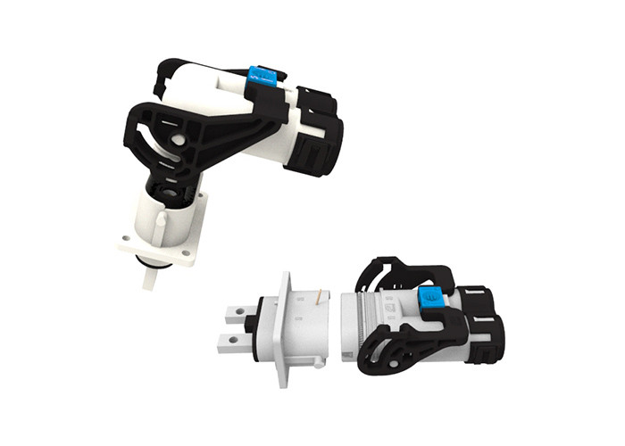 Quality Right Angle Electric Car Charging Sockets 2 Pin Insulation Resistan for sale