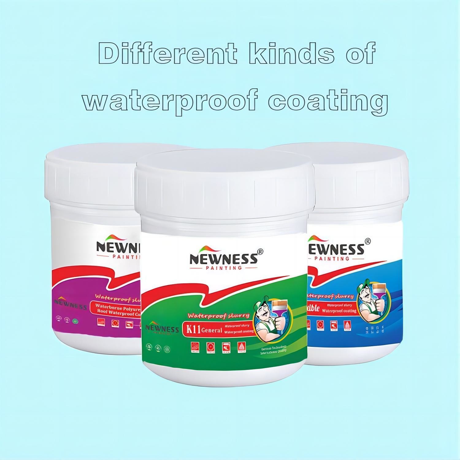 Swimming Pool Usage Polyurethane K11 Waterproof Coating with Cement-based