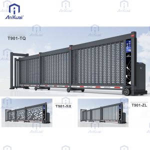 Quality Ankuai Secure Retractable Sliding Gate: Auto-Telescopic Driveway Access Gate for sale