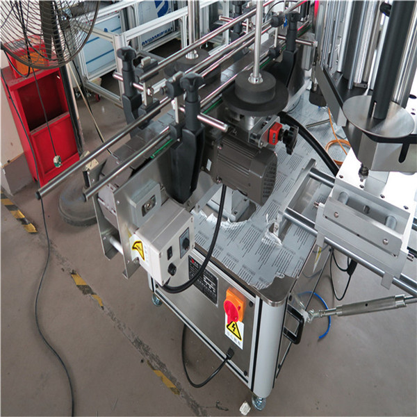 Double Side Sticker Labeling Machine , Automatic Label Applicator Machine