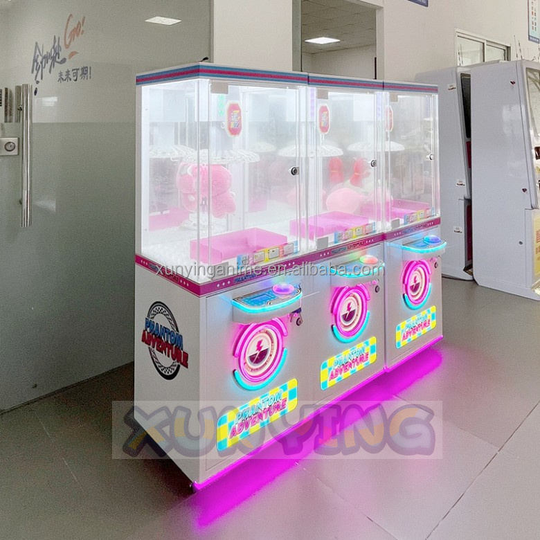110V Gachapon Machines Single Prize Cube Claw Machine 50KG