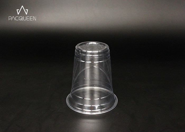 Customized Individual Disposable Cold Cups , Clear Plastic Drinking Cups