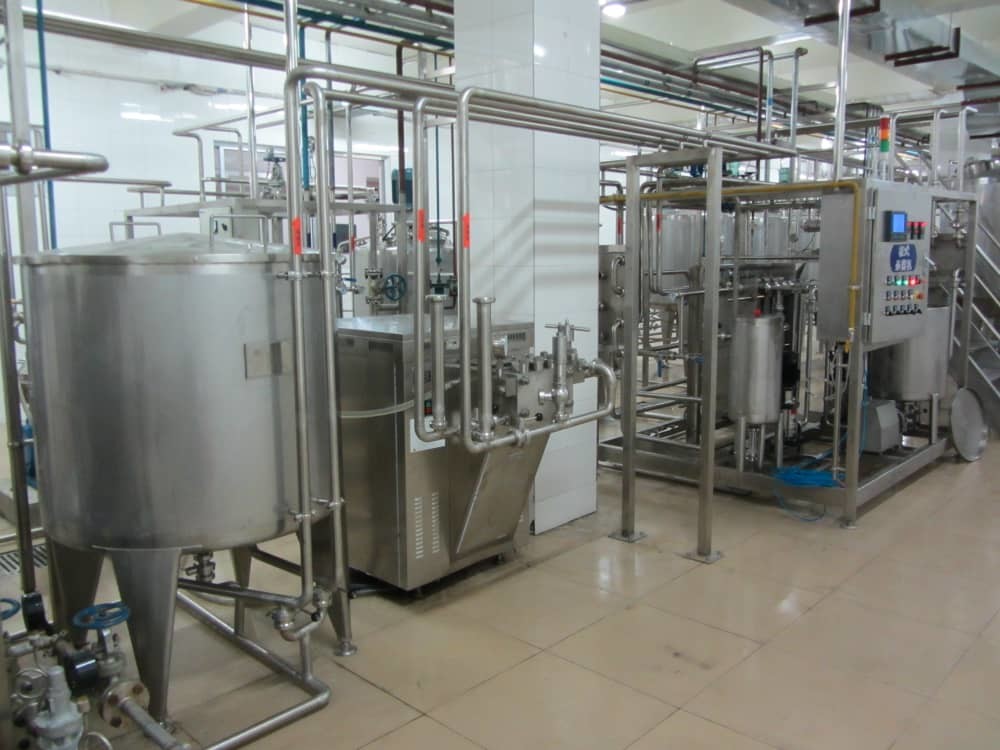 Pasteurized Milk Sterilization Machiner Electric Driven