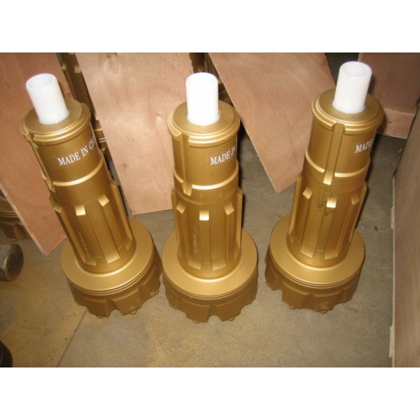 Gold Concave spherical 8 inch DTH drilling tools of SD8 drill bit 203 mm