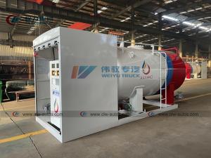 China 5MT 10000L LPG Skid Station With Cylinder Filling Dispenser In Nigeria on sale