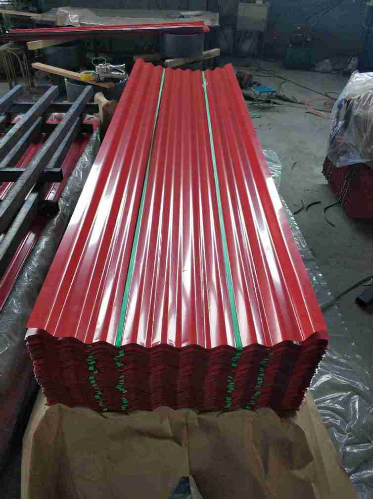 Big Spangle Surface Corrosion Resistance Corrugated Steel Roof Sheets
