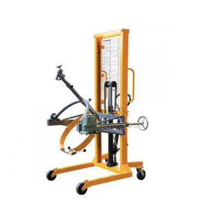 China Mobile Manual Hydraulic Drum Stacker Lift 450kg Oil Drum on sale