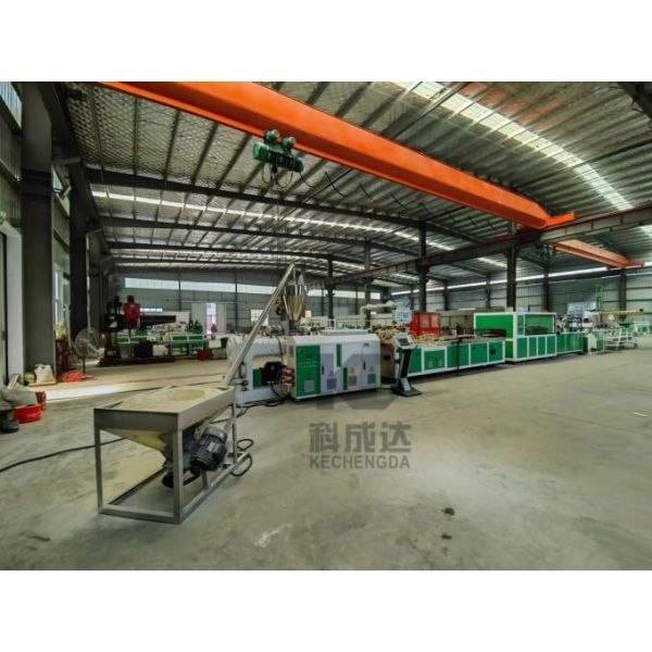 PVC Wall Panel Extrusion Line Plastic Wood PE Extruder Machine