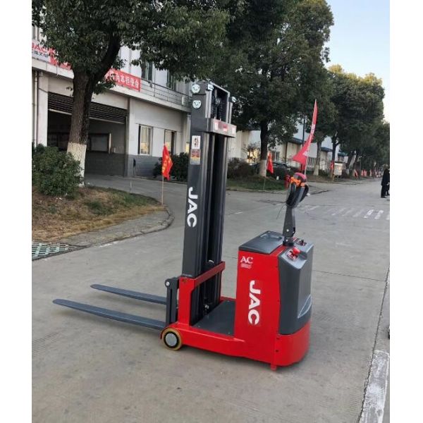 700kg Counterbalanced Semi Electric Pallet Stacker walk behind pallet lift