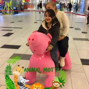 Quality Hansel amusement park kids indoor rides electric mountable animals for sale