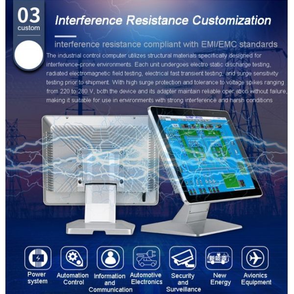 19 inch Custom Ip65 Waterproof Embedded Wall Mount Embedded Exceptional All-in-one Computer Industrial Capacitive Touch Screen Panel Pc