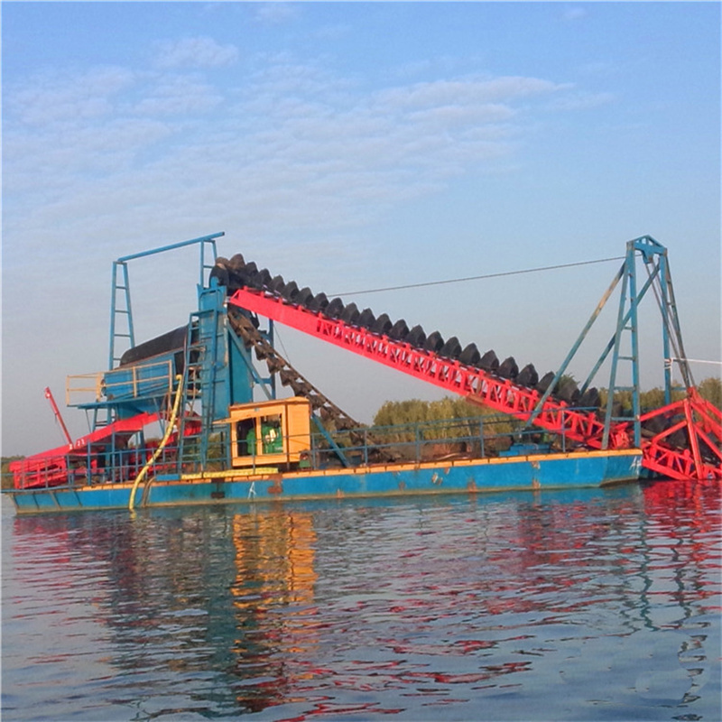 Chain Bucket River Gold and Diamond Mining Machinery for Sale