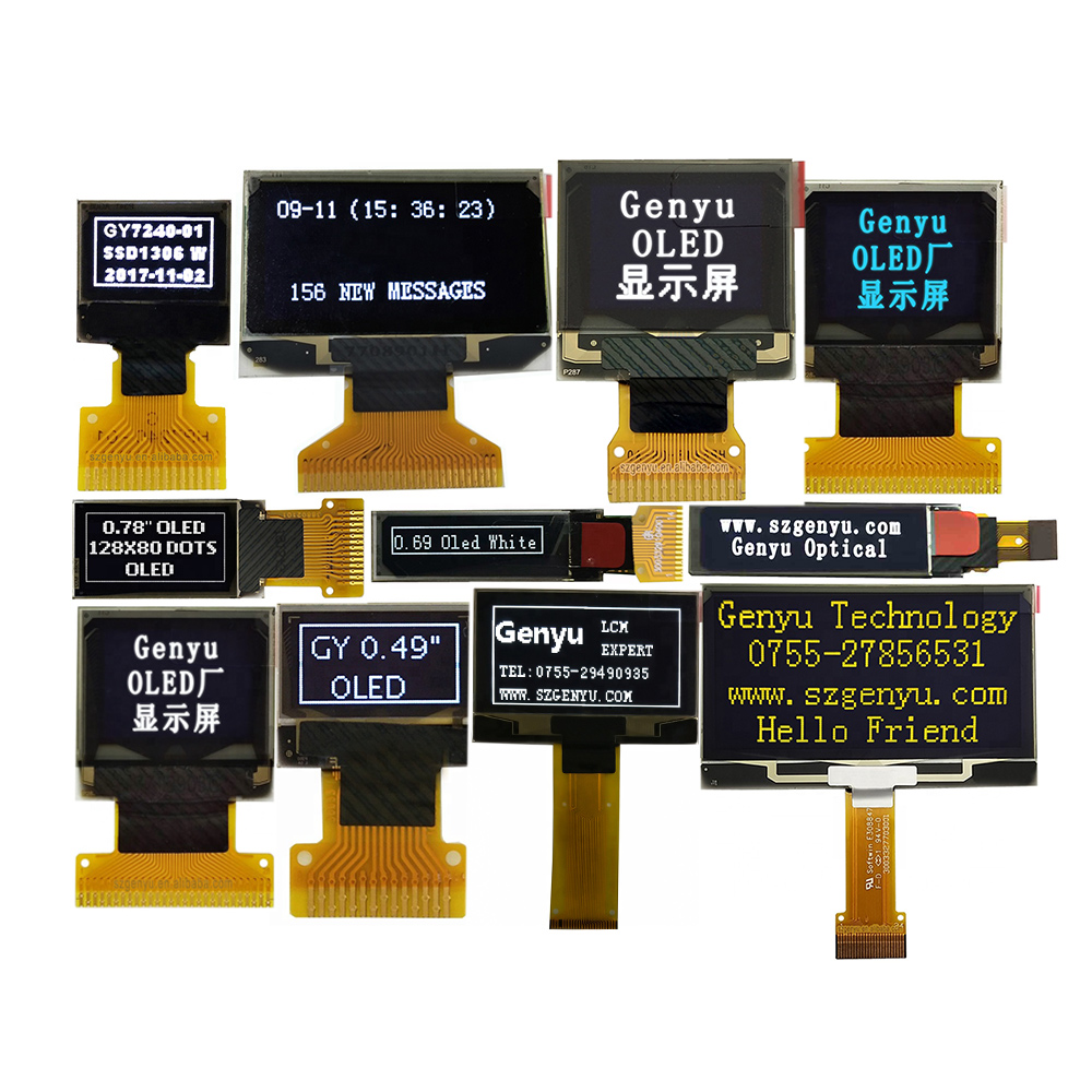 0.96 Inch IPS TFT LCD Module with 4SPI Interface 80x160 Resolution