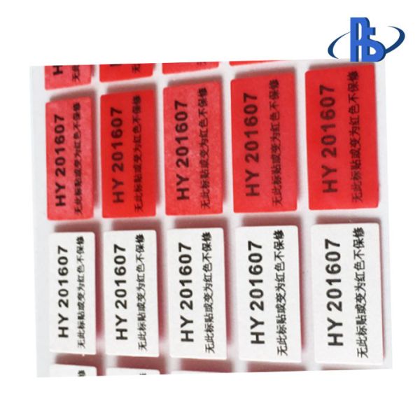 Self Adhesive Water Sensitive Material Sticker For Mobile Phone