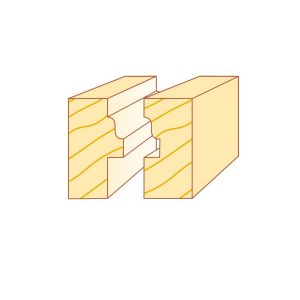 Carbide Reversible Ogee Window Sash Router Bits Combination