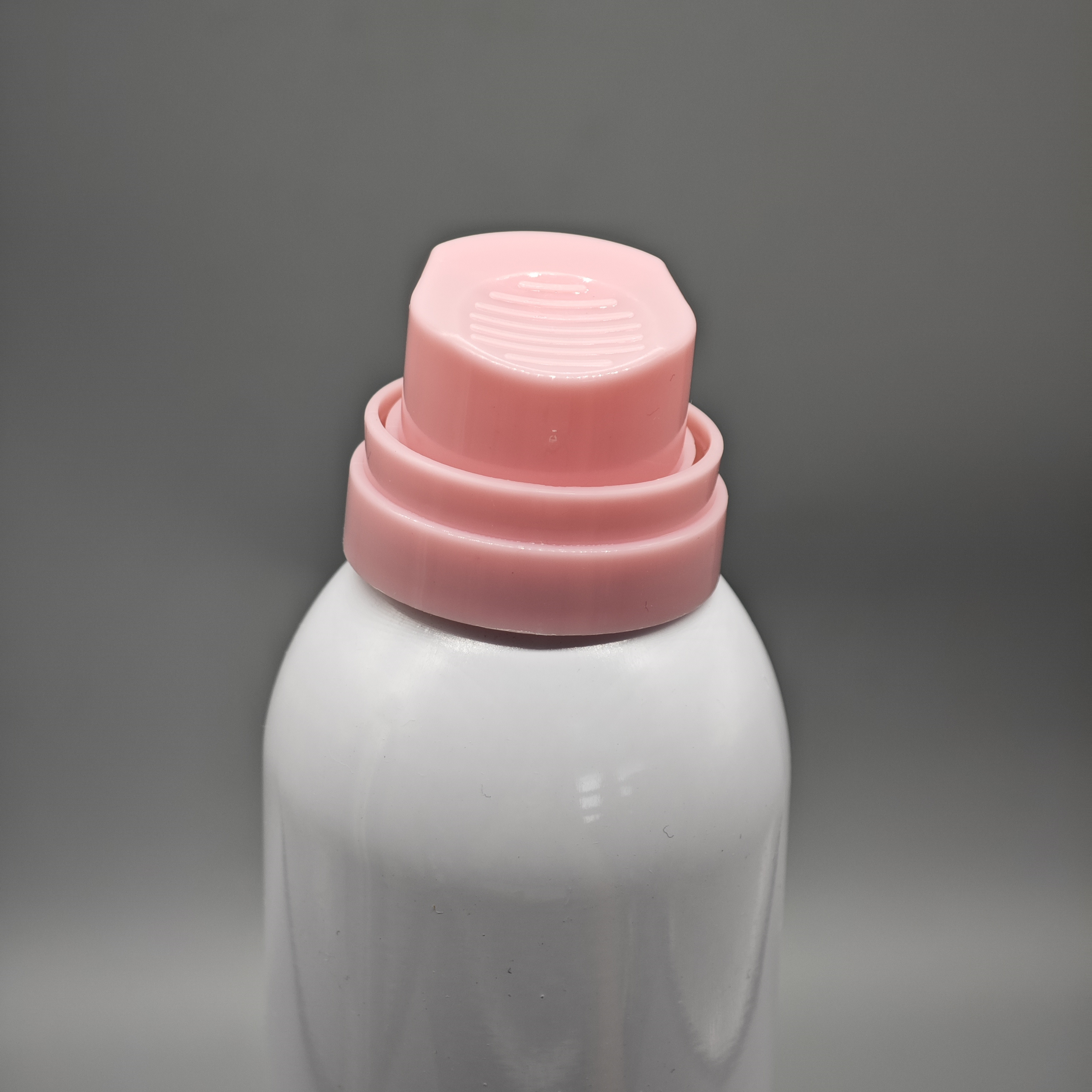 Top view of aerosol actuator for shaving foam