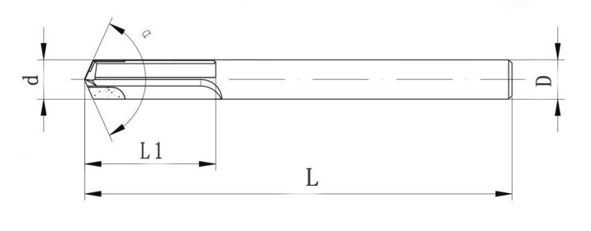 Tungsten Carbide Diamond Tipped Drill Bits , Drill Bits For Aluminum Alloy