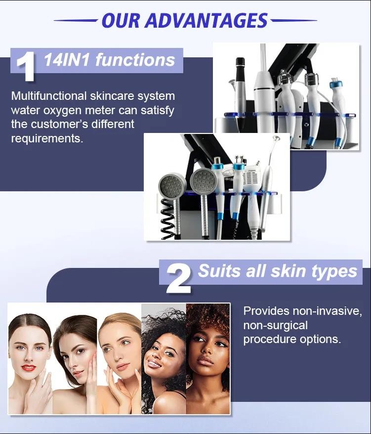 12" Touch Screen Hydradermabrasion Machine With Skin Scrubber Handpiece