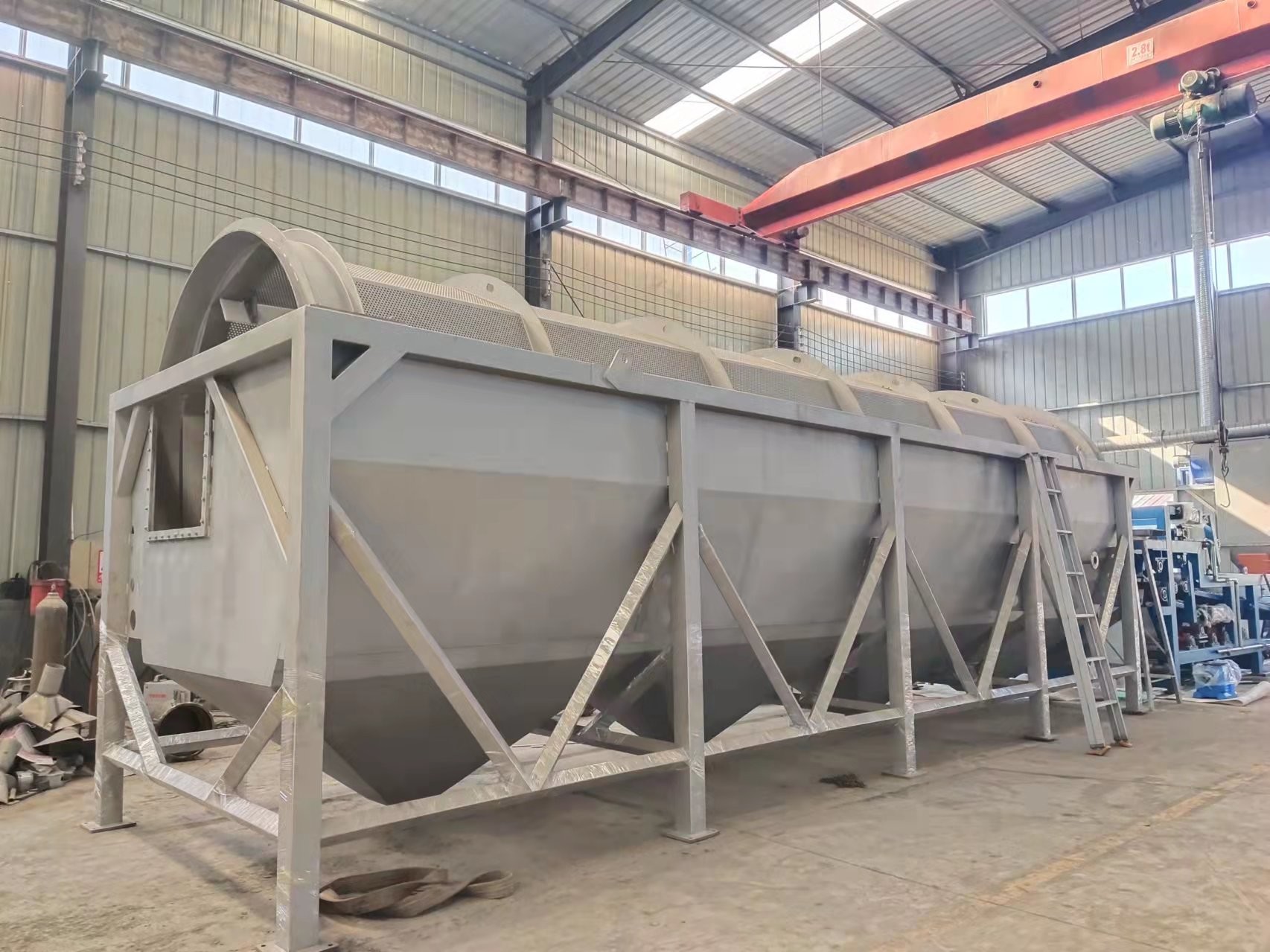 Quality Large Handling Capacity Cassava Drum Rotary Washing Machine SS304 Material for sale