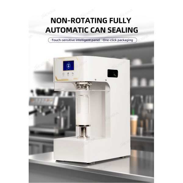 Portable Non Rotating Cans Sealing Machine Automatic With Adjustable Base
