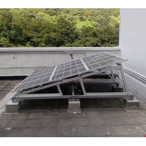 Triangular Preassembled Flat Roof Solar Mounting System