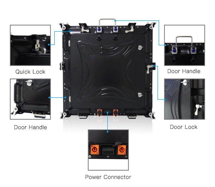 P4 Newest Technology Led Commercial Advertising Display Screen 1RGB SMD 1921 Type