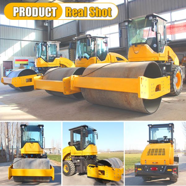 Construction Machinery 5Ton 6Ton 8Ton 10Ton Vibratory Road Roller Single Drum Diesel Ride on Soil Compactor Roller for Sale