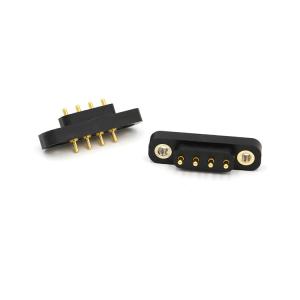 Quality Customized 4.0mm Pitch Spring Pin Connectors with Nuts and 48H Salt Spray Test for Durable Connections for sale