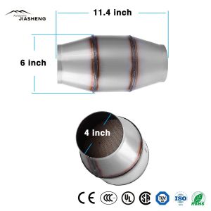 Quality Universal 4 Inch Catalytic Converter Steel Auto Catalytic Converter for sale
