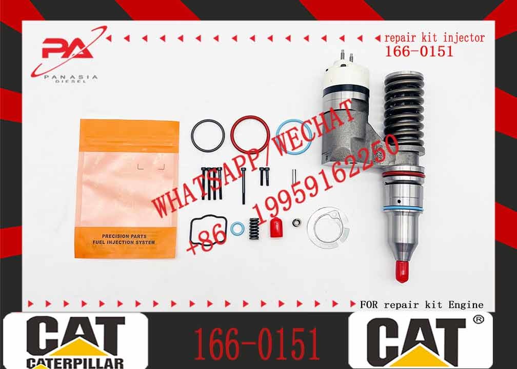 Excavator Injector 1660151 166-0151 for C12 Engine Parts Diesel Nozzle Assembly