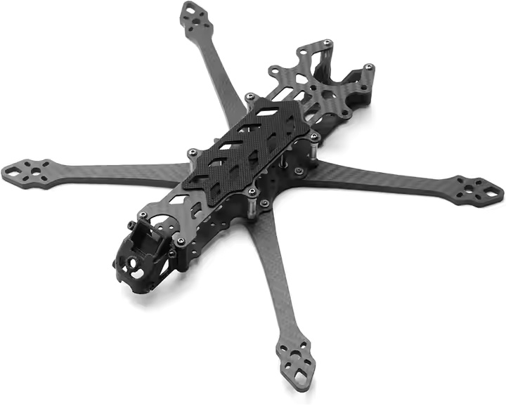 DF -V2 9inch 387mm Carbon Fiber FPV Drone Frame with Arm 6mm for RC Quadcopter Freestyle Long Range Part