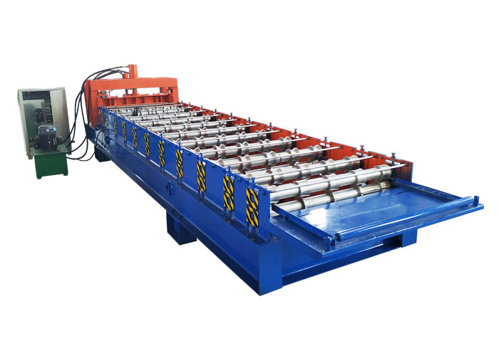 Iron Sheet Arc Glazed Tile Roll Forming Machine Leak Frame Load Bearing 4.6T