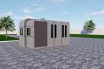 Foldable Aluminum Capsule House Container Temporary Accommodation