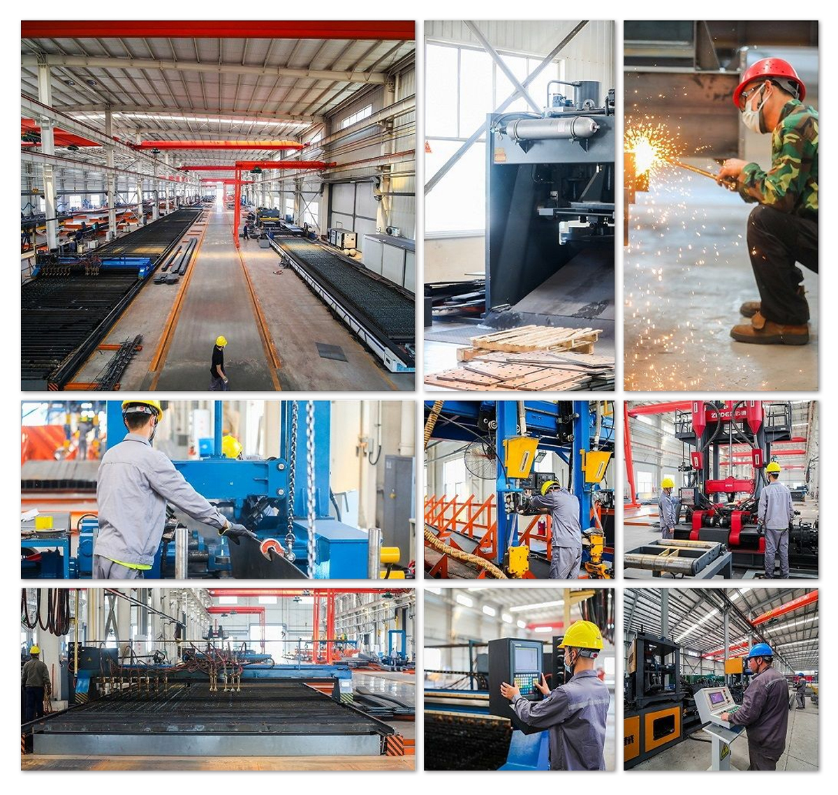 Multi Level Metal Frame Buildings Steel Parking Structure Fireproof Coating