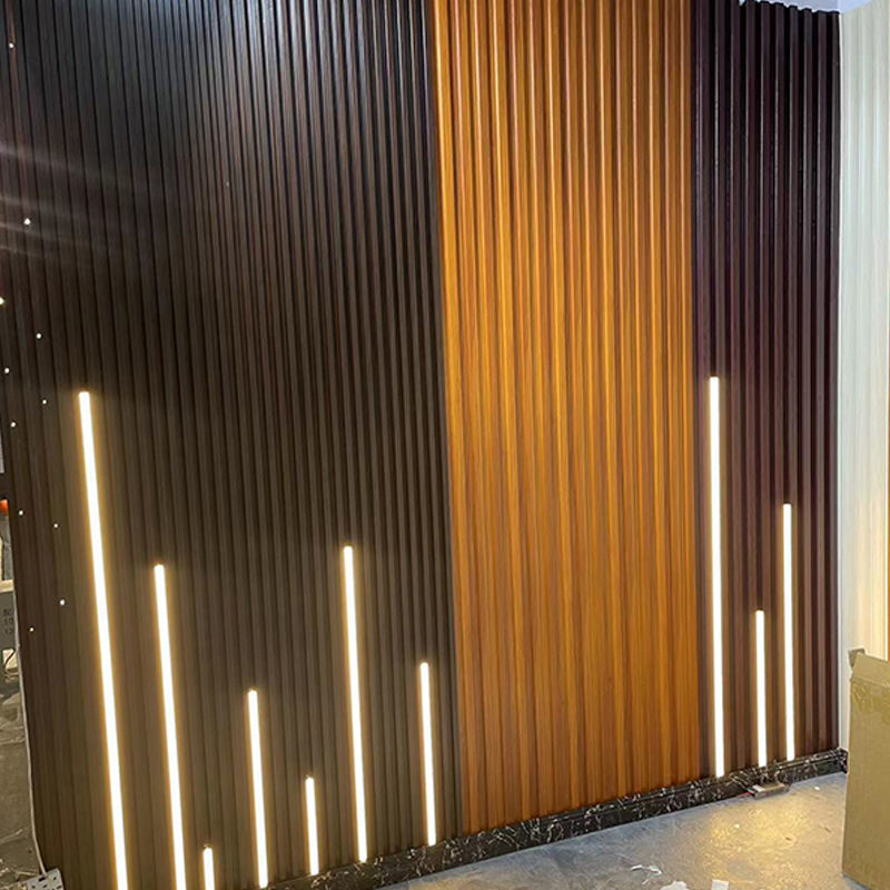 Colorful WPC Wall Panel Wall Decorations Interior Easy Installation Anti-scratch WPC Wall Cladding