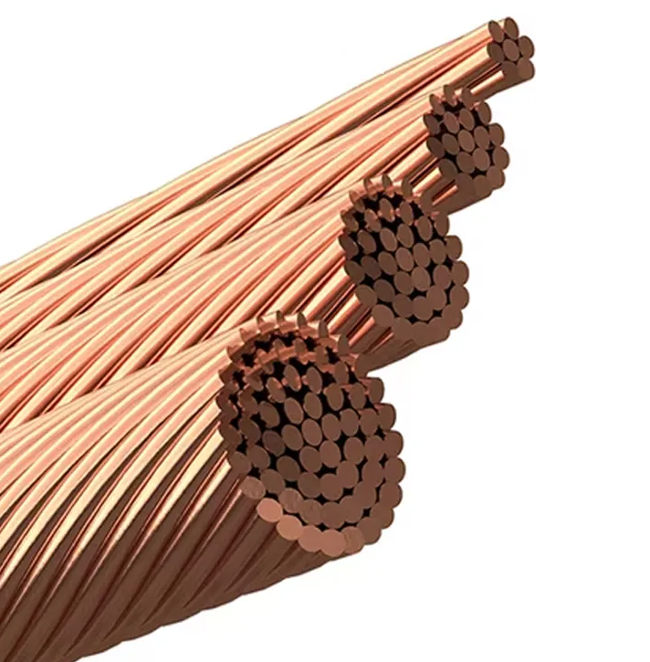 10mm-16mm Copper Bonded Steel Round Wire for Wind Plant