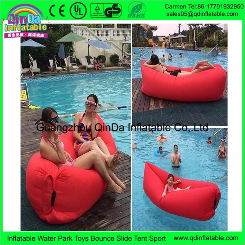 Protable camping gear recliner chair good price lazy sleeping bag