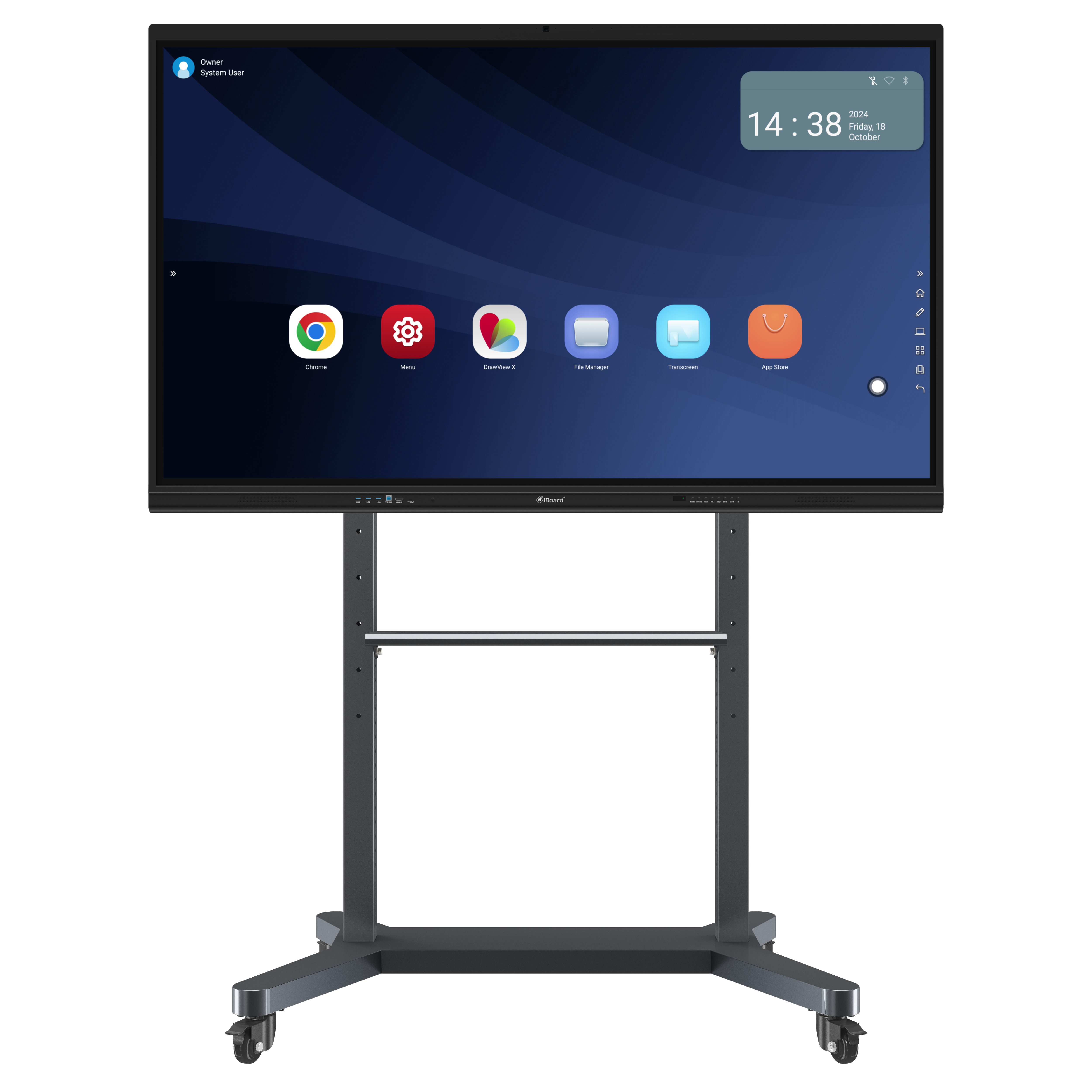 Latest Interactive Touch screen Monitor 75 inch for Education Corporate Display
